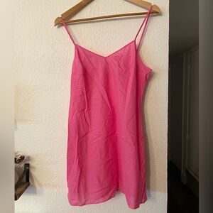 Self-Portrait Pink Chemise Mini Dress Size 6